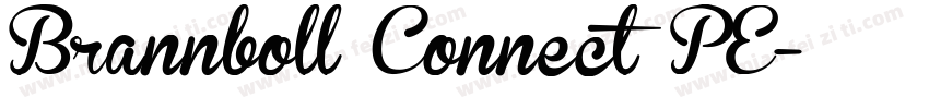 Brannboll Connect PE字体转换